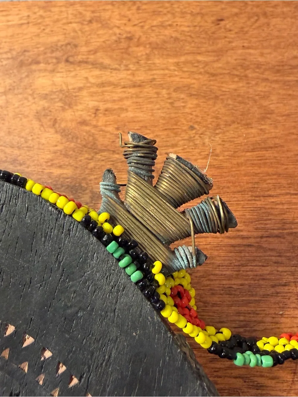 Authentic Handmade Philippine Classic Mindanao T’boli Tribe Beaded Comb Head